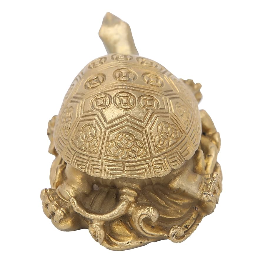 矢立　真鍮亀飾り Amazon.co.jp: 縁起の良い風水亀真鍮亀像亀ラッキーチャーム縁起